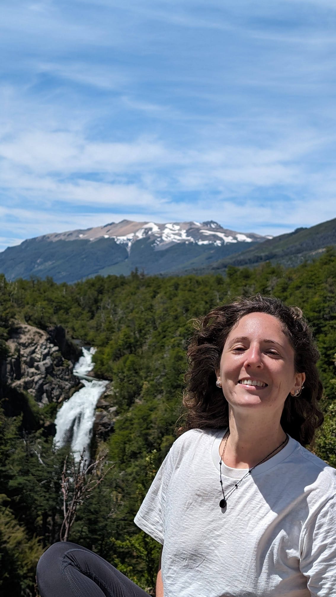 Yaelle outdoors in the mountains